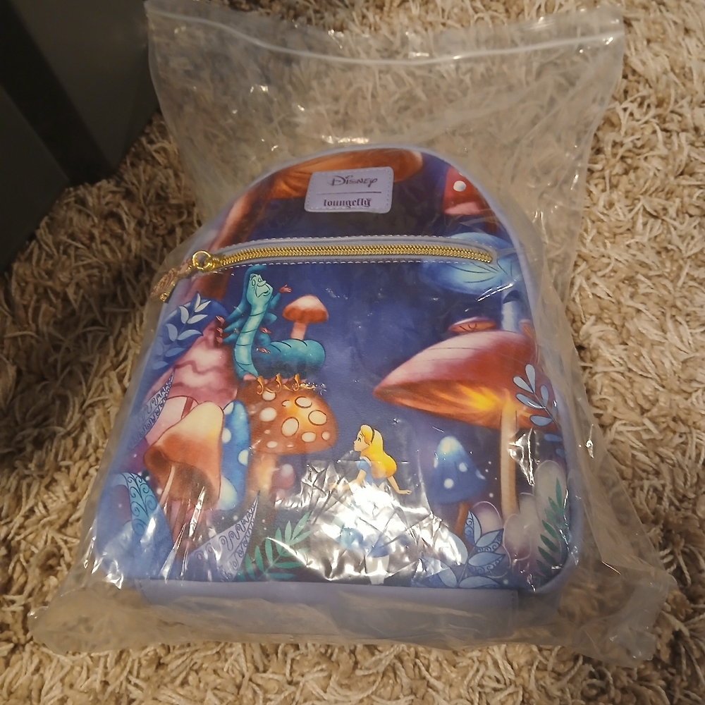 Loungefly Alice in wonderland miniature backpack